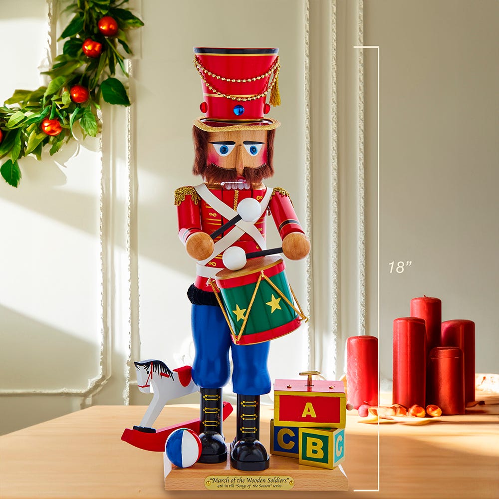 Kurt Adler 18-Inch Musical Toy Soldier Nutcracker