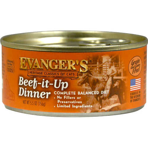 Evangers All Life Stages Classic Beef It Up Dinner Wet Cat Food (5.5oz)