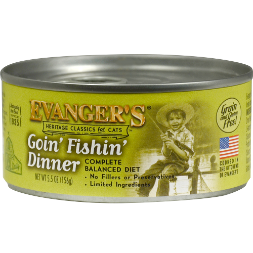 Evangers All Life Stages Classic Goin Fishin Dinner Wet Cat Food (5.5oz)