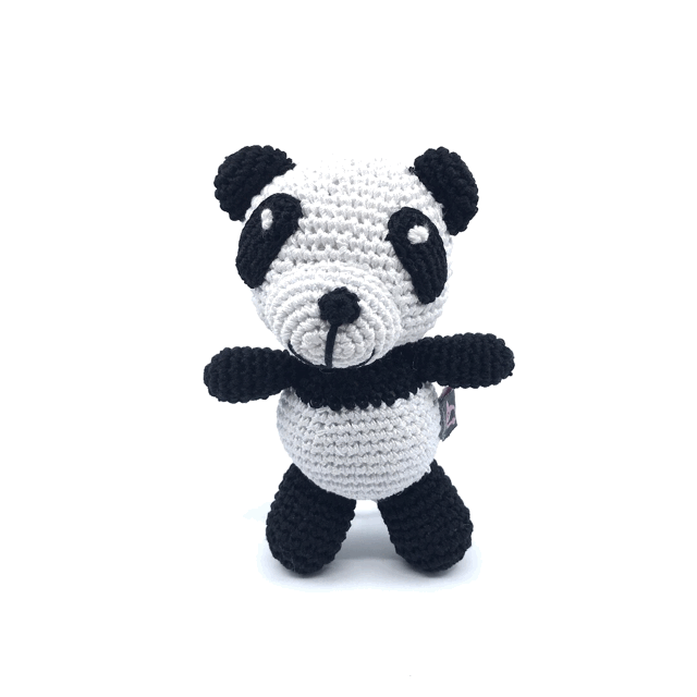 DOGO Panda Crochet Dog Toy