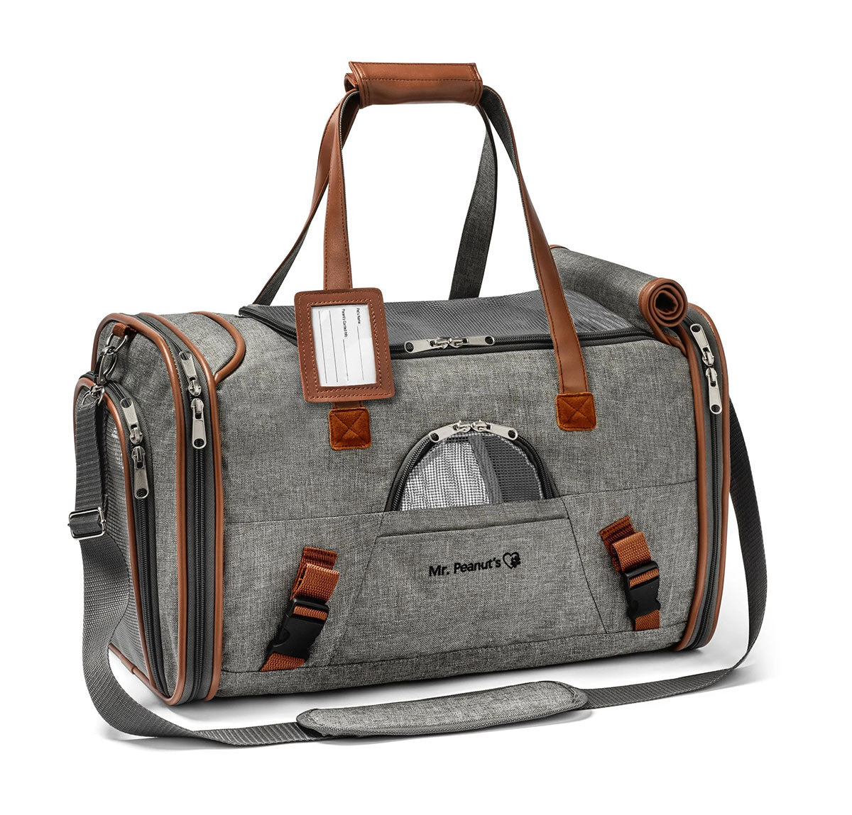 Mr. Peanuts Gold Series Standard Size Airline Compliant Pet Carrier | HT Animal Supply