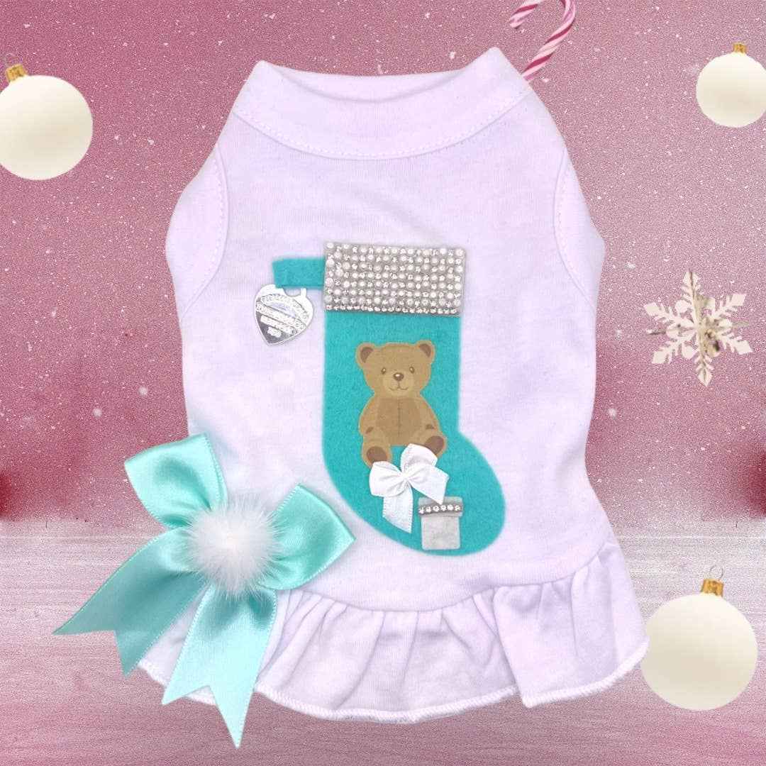 Sniffany Bear Stocking Dog Dress