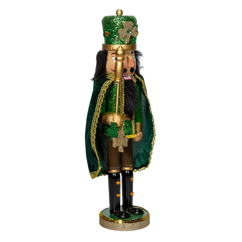 Kurt Adler 15-Inch Irish Nutcracker With Cape