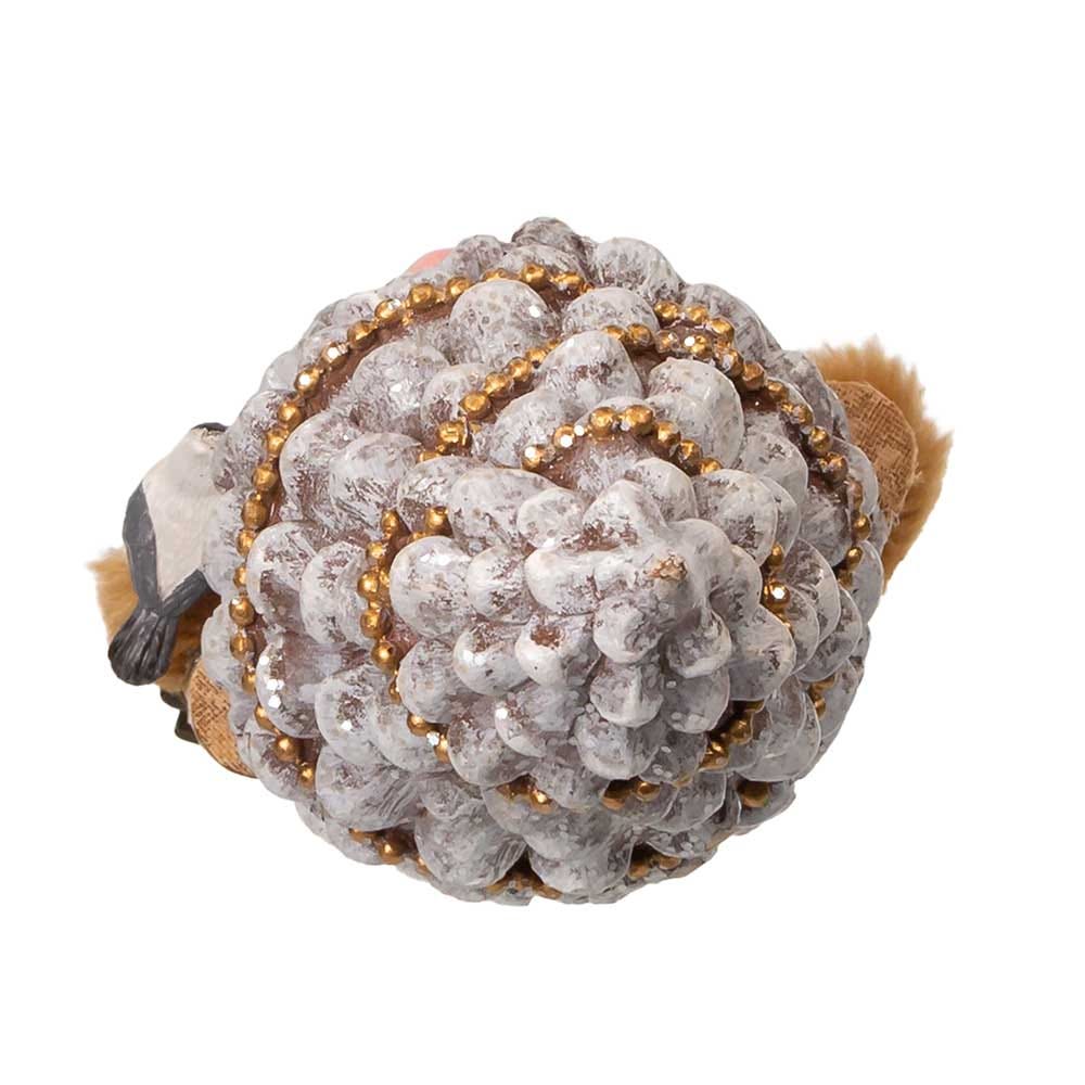 Kurt Adler 10-Inch Wooden Rustic Glamour Gnome Nutcracker