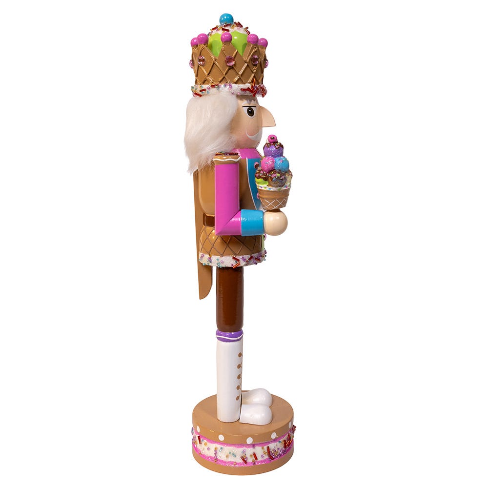 Kurt Adler 15-Inch Ice Cream Nutcracker