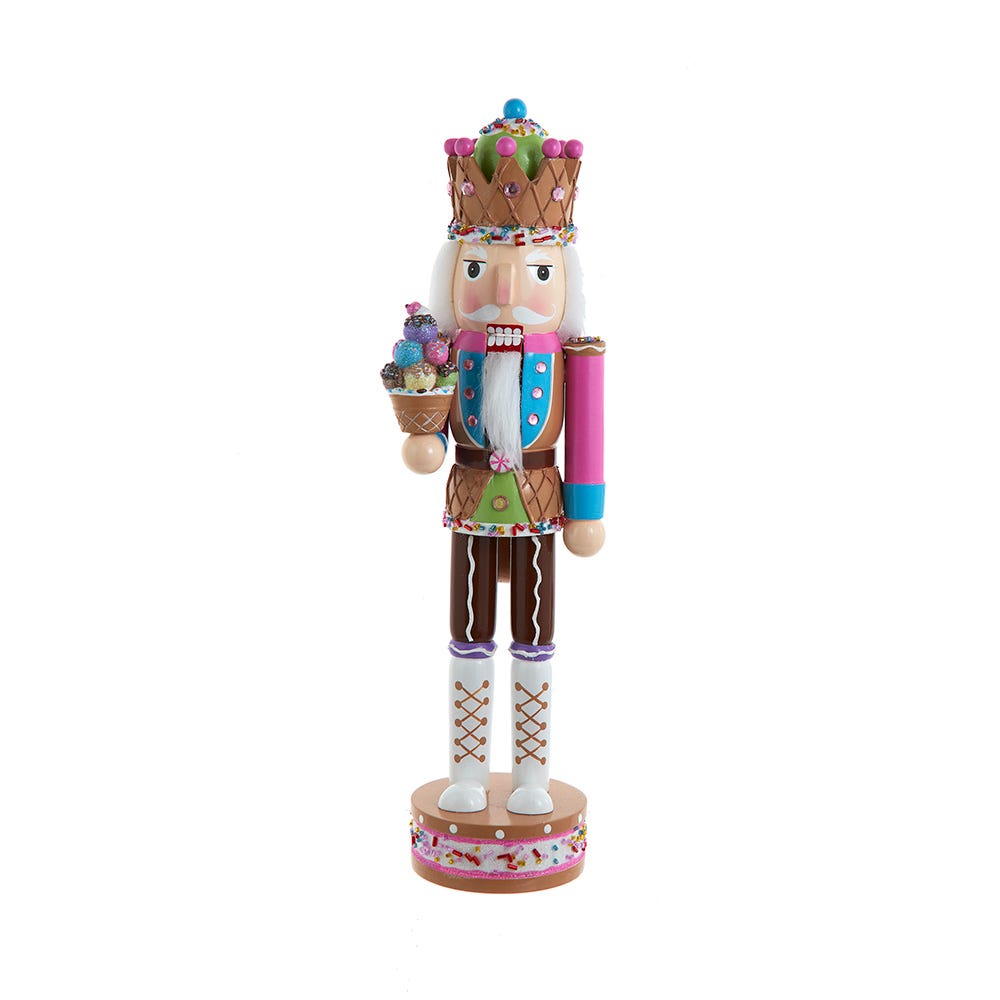 Kurt Adler 15-Inch Ice Cream Nutcracker