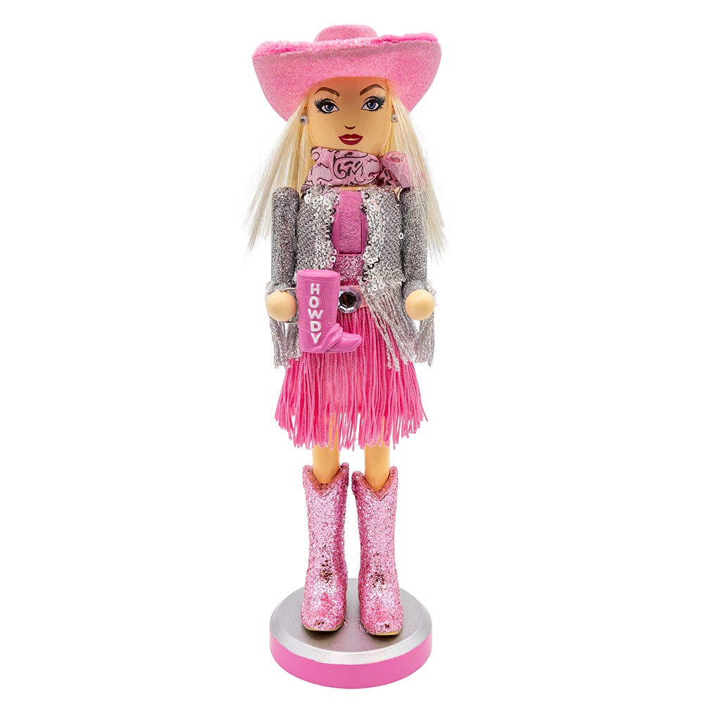 Kurt Adler 12-Inch Honky Tonk Cowgirl Nutcracker