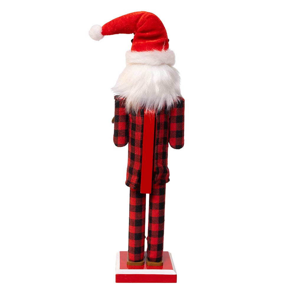 Kurt Adler 15-Inch Santa With Red Pajamas Nutcracker