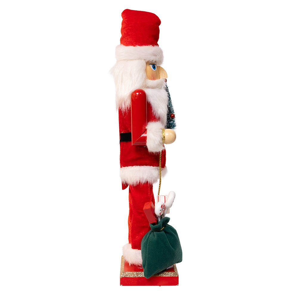 Kurt Adler 15-Inch Santa With Gifts and Tree Nutcracker