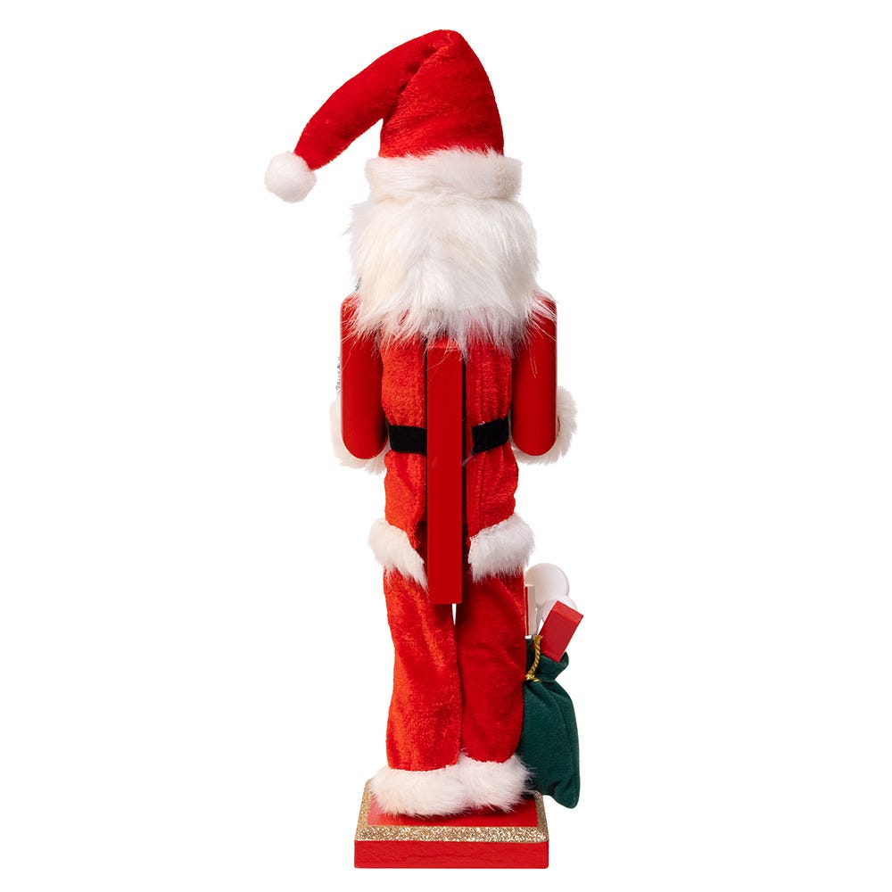 Kurt Adler 15-Inch Santa With Gifts and Tree Nutcracker