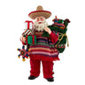 Kurt Adler 11-Inch Fabrich Musical Mexican Santa