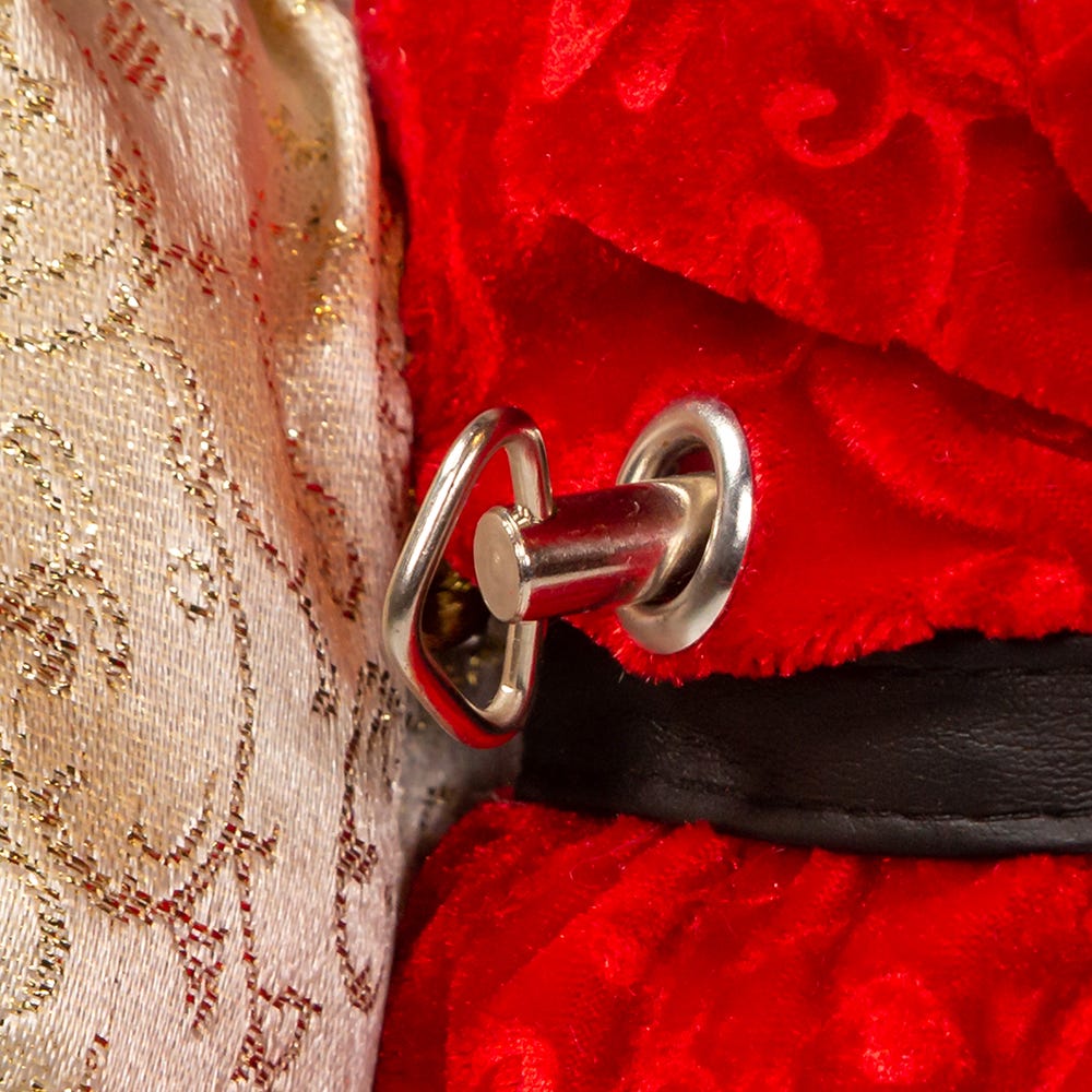 Kurt Adler 10.5-Inch Fabrich Musical 12 Days of Christmas Santa