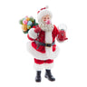 Kurt Adler 10.5-Inch Fabrich Bubblegum Santa