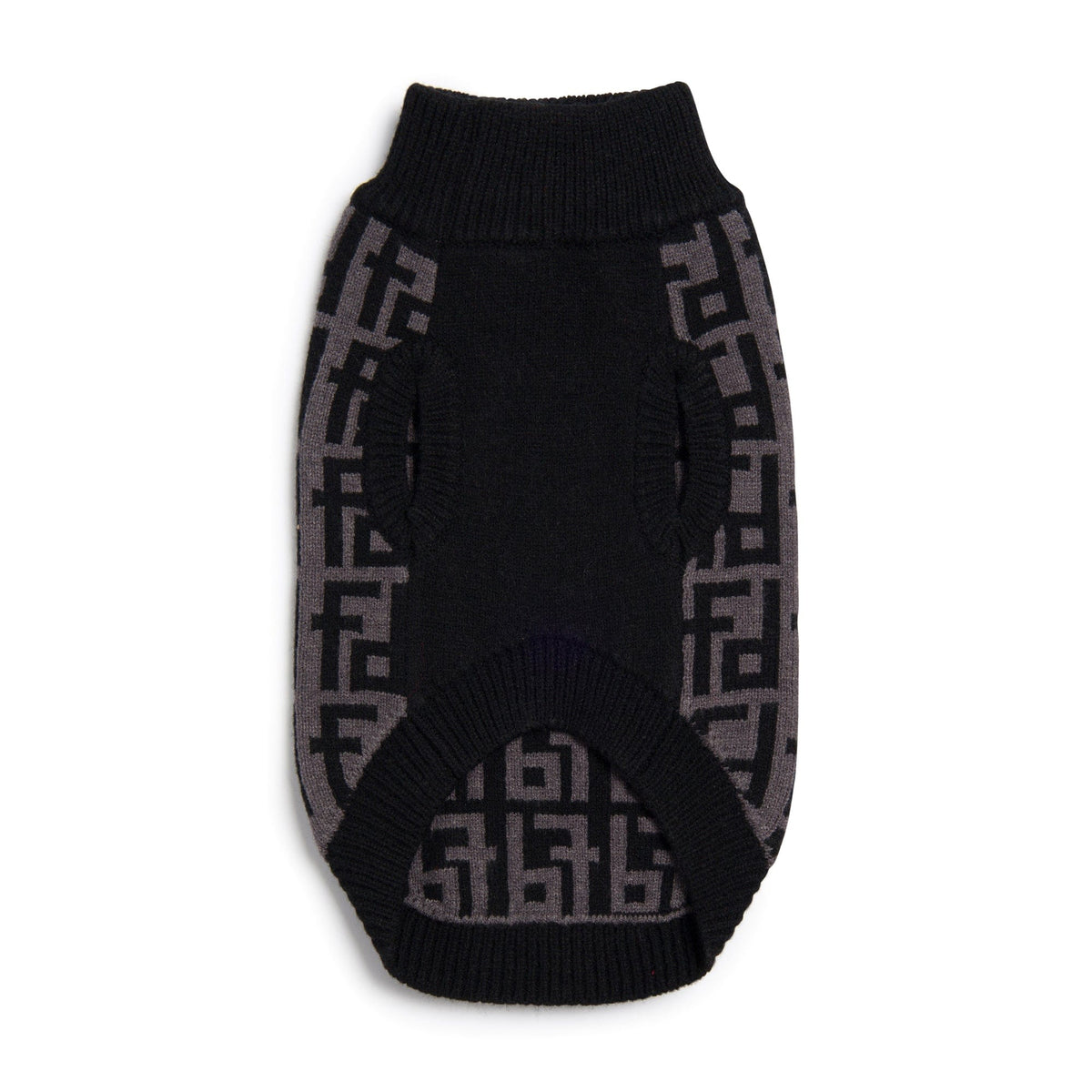 Black Monogram Sweater 