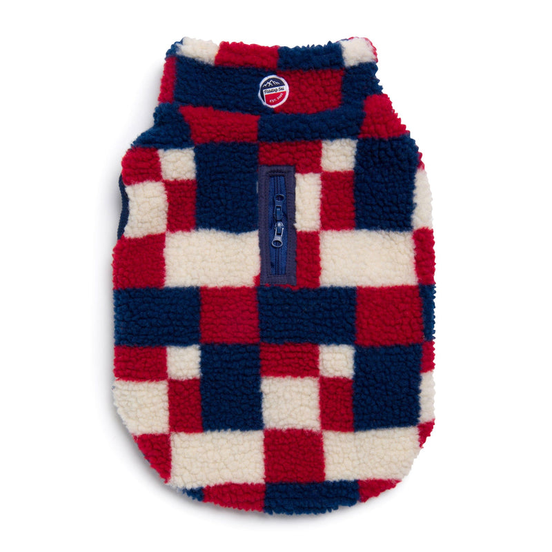 Fab Ski Navy Sherpa Vest 