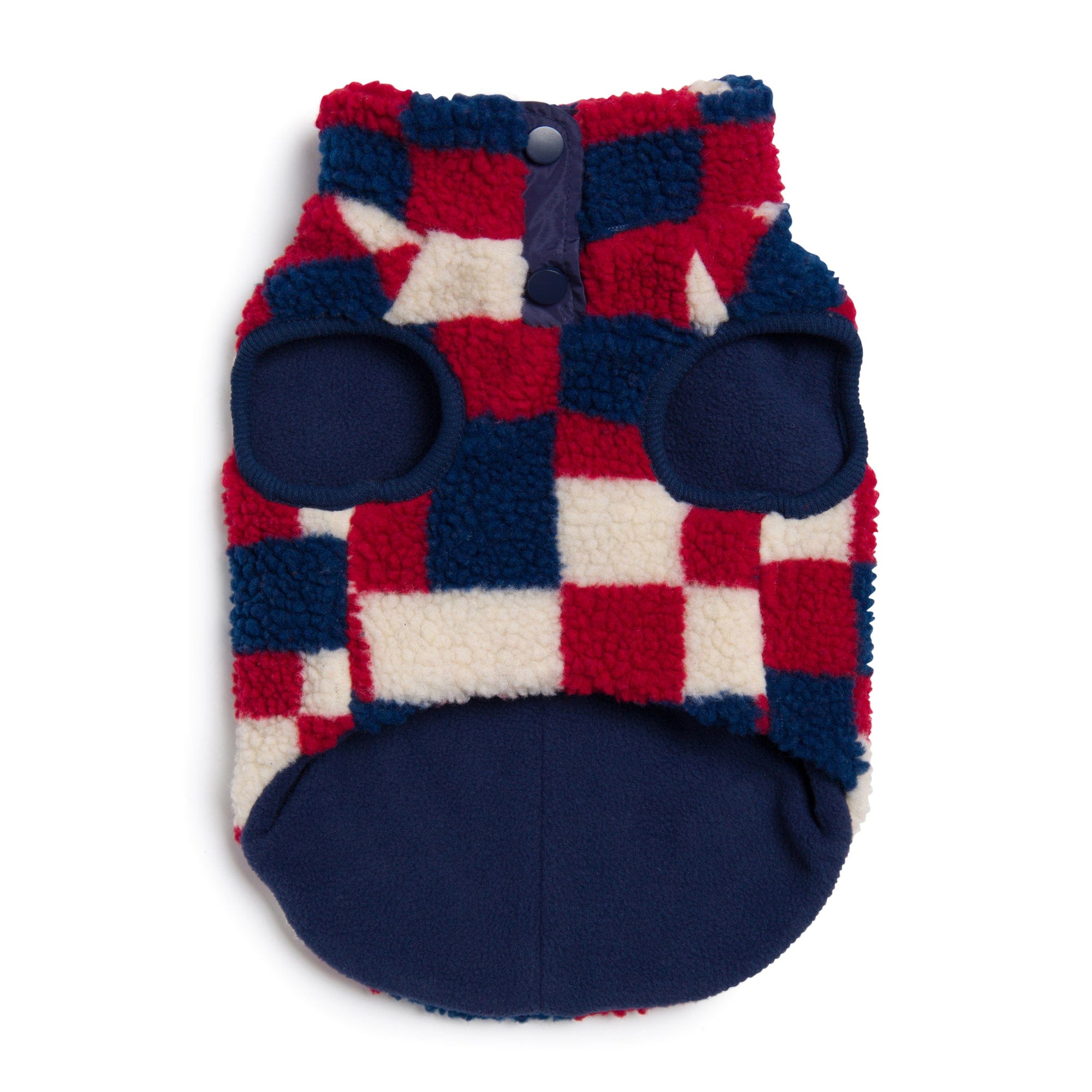 Fab Ski Navy Sherpa Vest 
