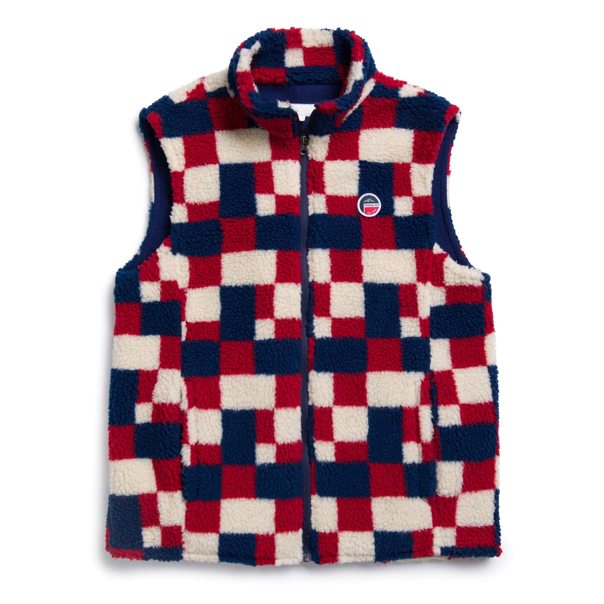 Fab Ski Matching Human Navy Sherpa Vest 