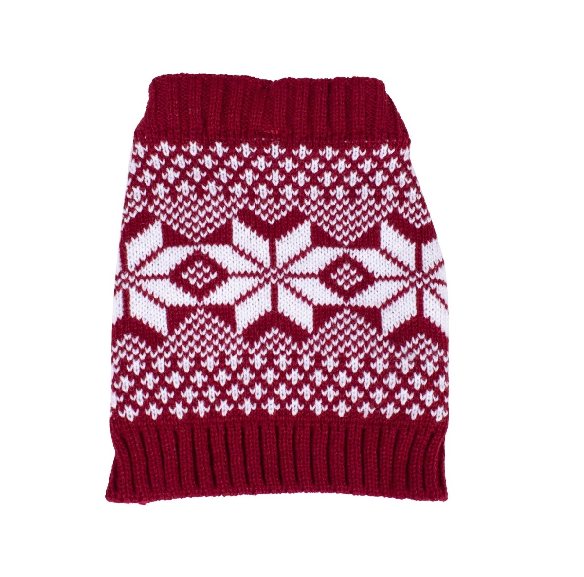 Fair Isle Knitted Dog Sweater