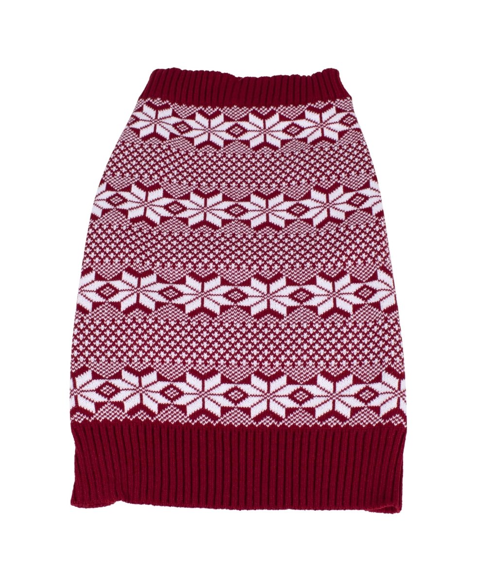 Fair Isle Knitted Dog Sweater