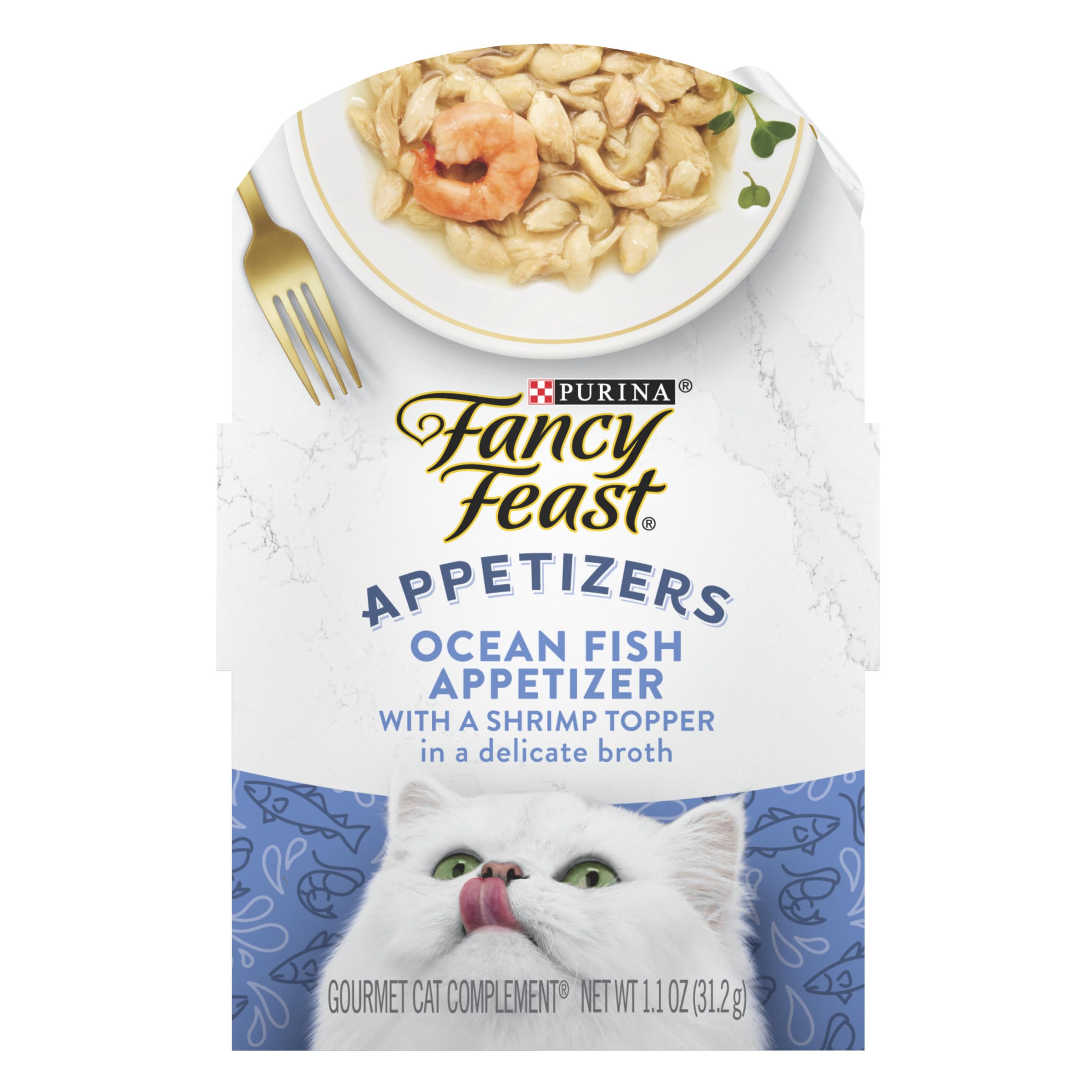Fancy Feast Appetizers Oceanfish & Shrimp Wet Cat Food (1.1oz)