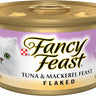 Fancy Feast Flaked Tuna & Mackerel Wet Cat Food (3oz)