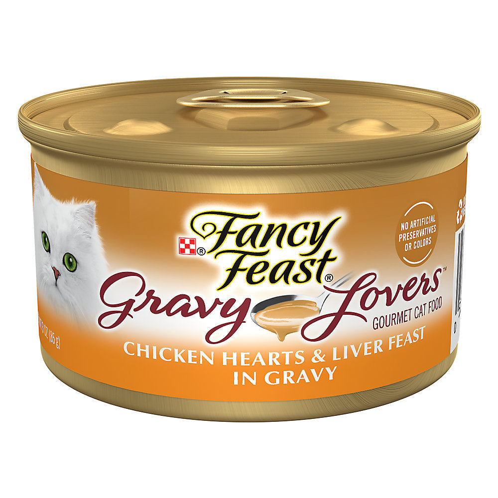 Fancy Feast Gravy Lovers Chicken Heart & Liver in Gravy Wet Cat Food (3oz)