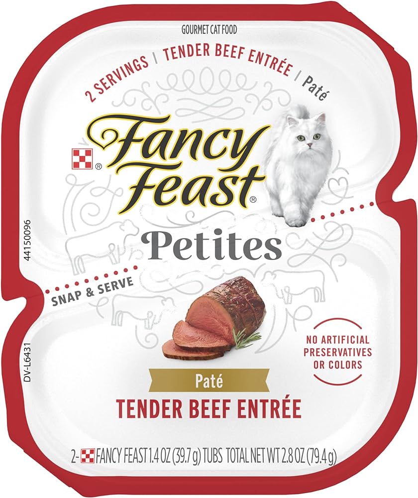 Fancy Feast Petites Beef Pate Wet Cat Food (2.8oz)