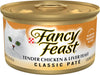 Fancy Feast Chicken & Liver Pate Wet Cat Food (3oz)
