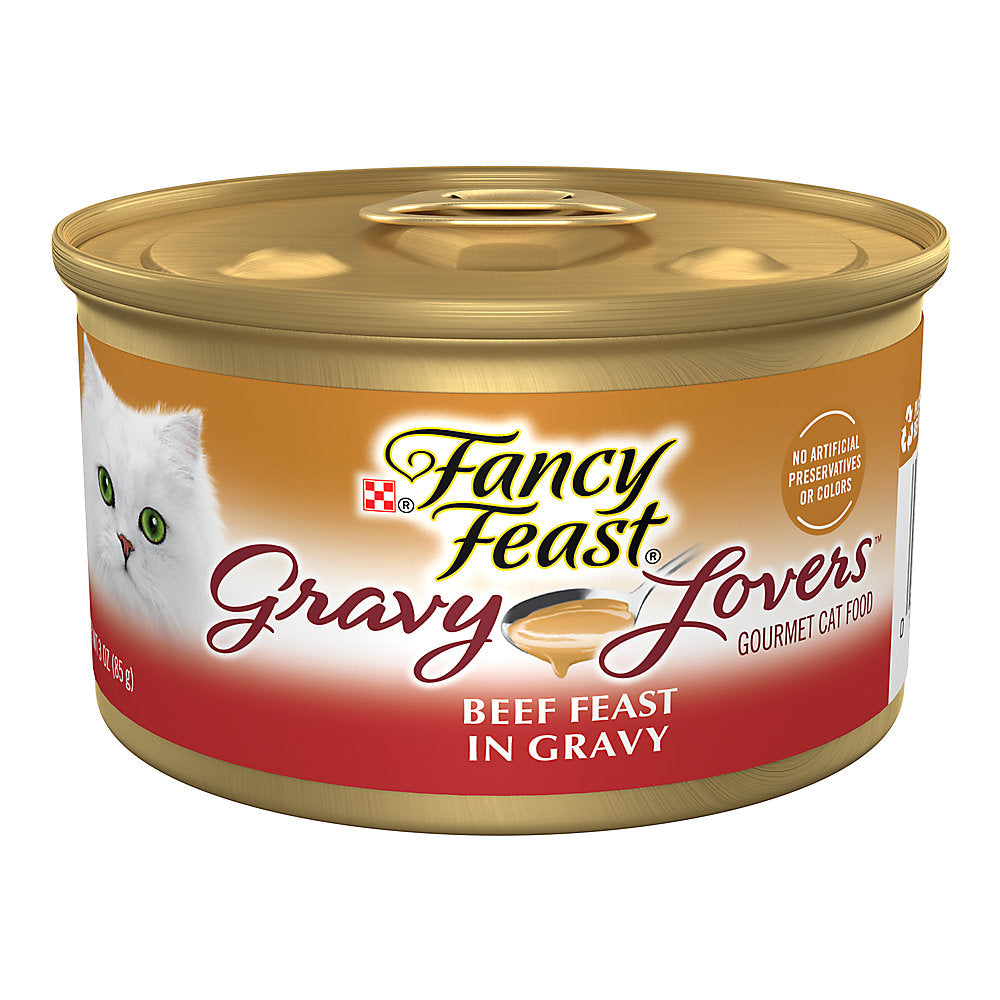 Fancy Feast Gravy Lovers Beef Wet Cat Food (3oz)