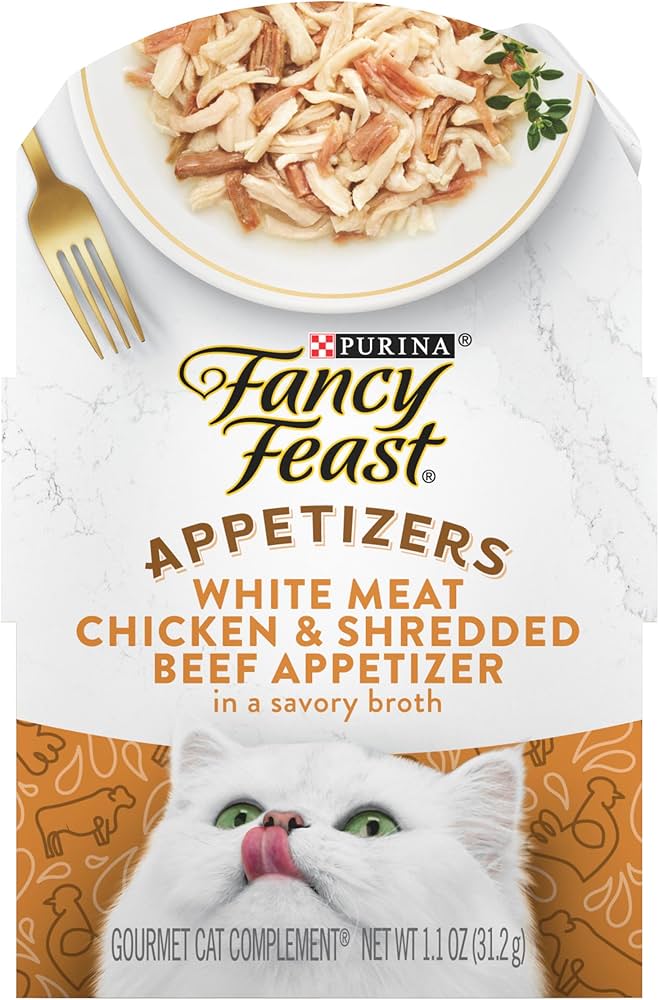 Fancy Feast Appetizers Chicken & Beef Wet Cat Food (1.1oz)