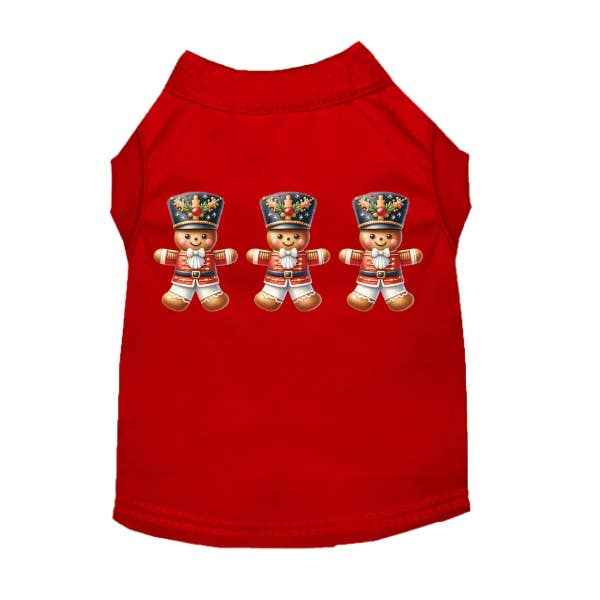 Gingerbread Toy Soldier Dog T-Shirt