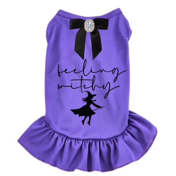 Feeling Witchy Couture Dog Dress