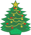 Christmas Tree (Felt) Large) - Patch