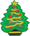 Christmas Tree (Felt) Medium - Patch