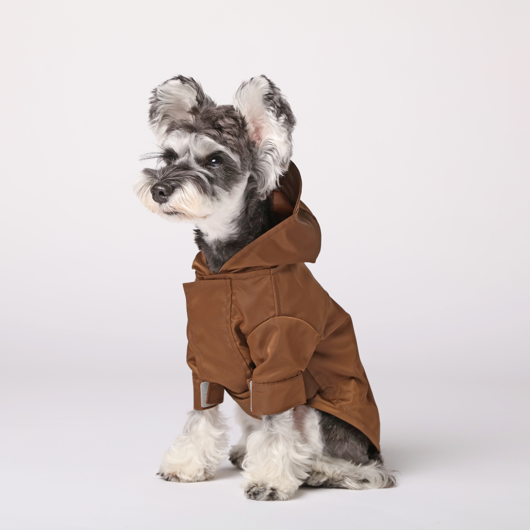 Tribeca Adjustable Velcro Raincoat-Choco