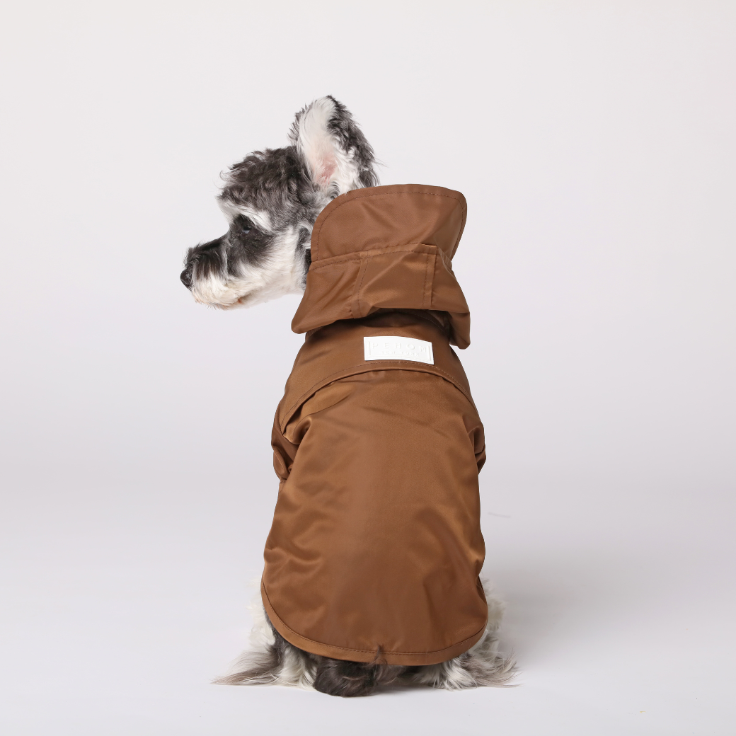 Tribeca Adjustable Velcro Raincoat-Choco