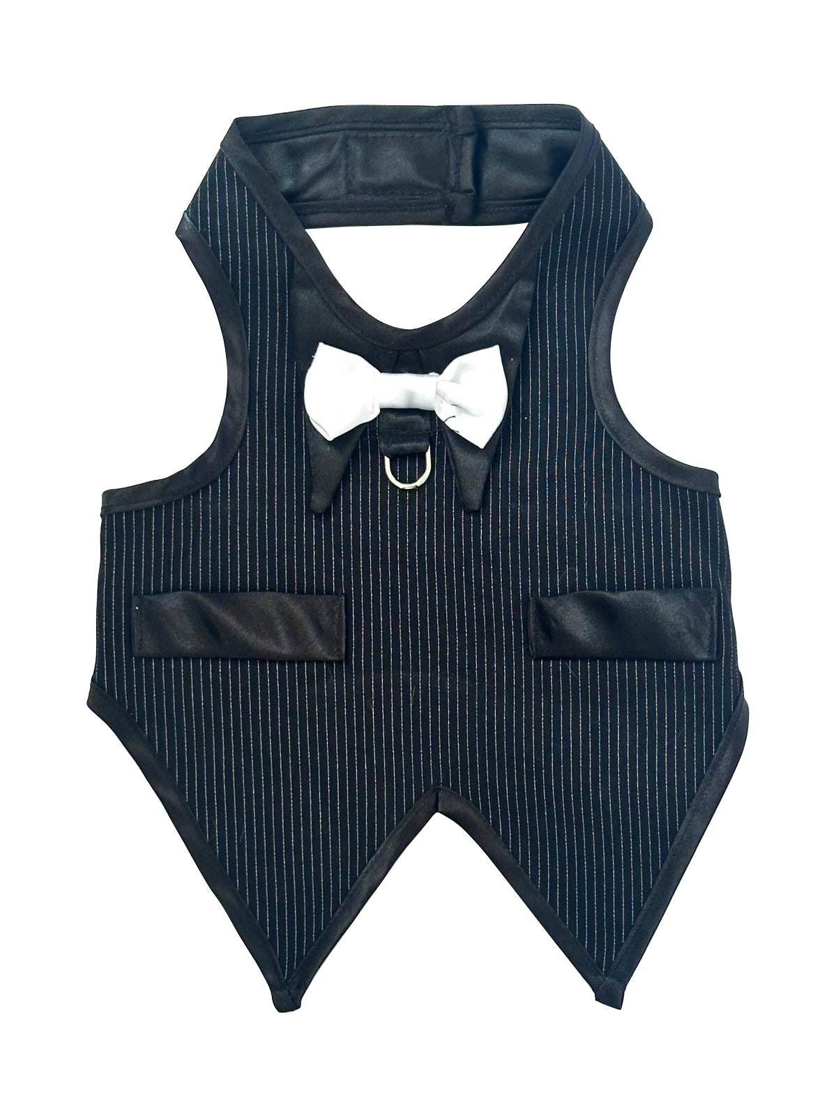 The Dogfather Pinstriped Doggie Tuxedo