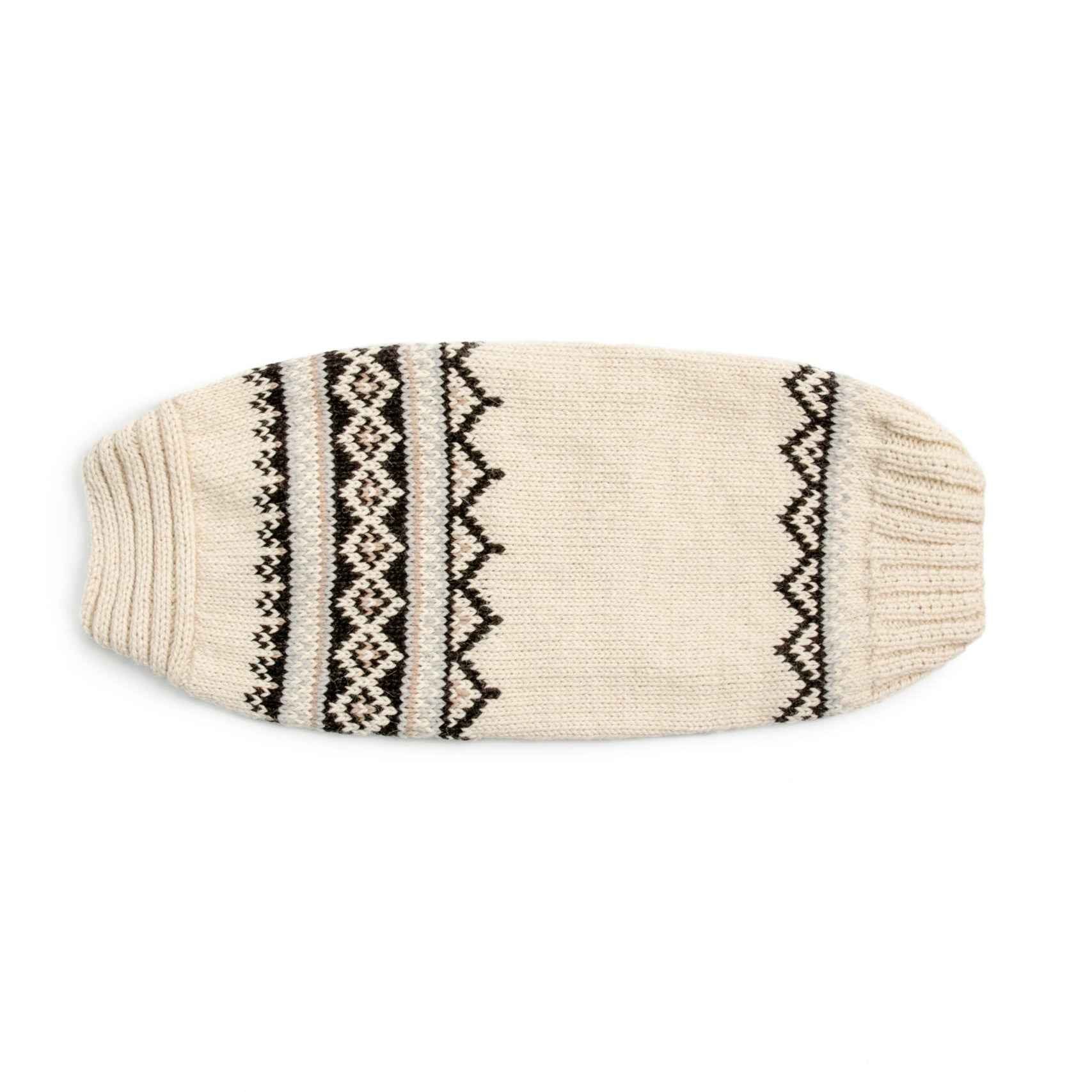 Chilly Dog Cream Wyatt Alpaca Wool Dog Sweater