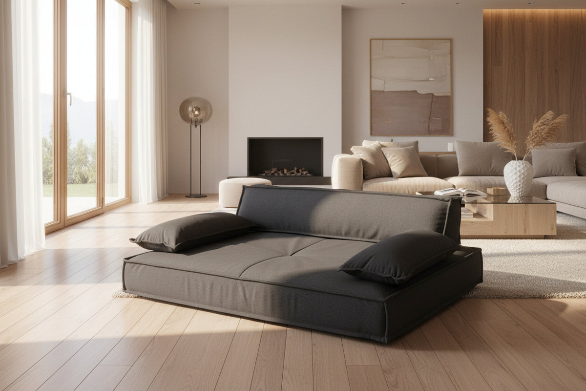 Bowsers Scandinave Flint Pet Sofa - Furniture-Level Comfort for Dogs