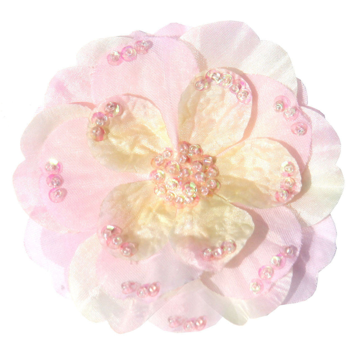 The Madeleine Dog Harness Dress with Light Pink Sash