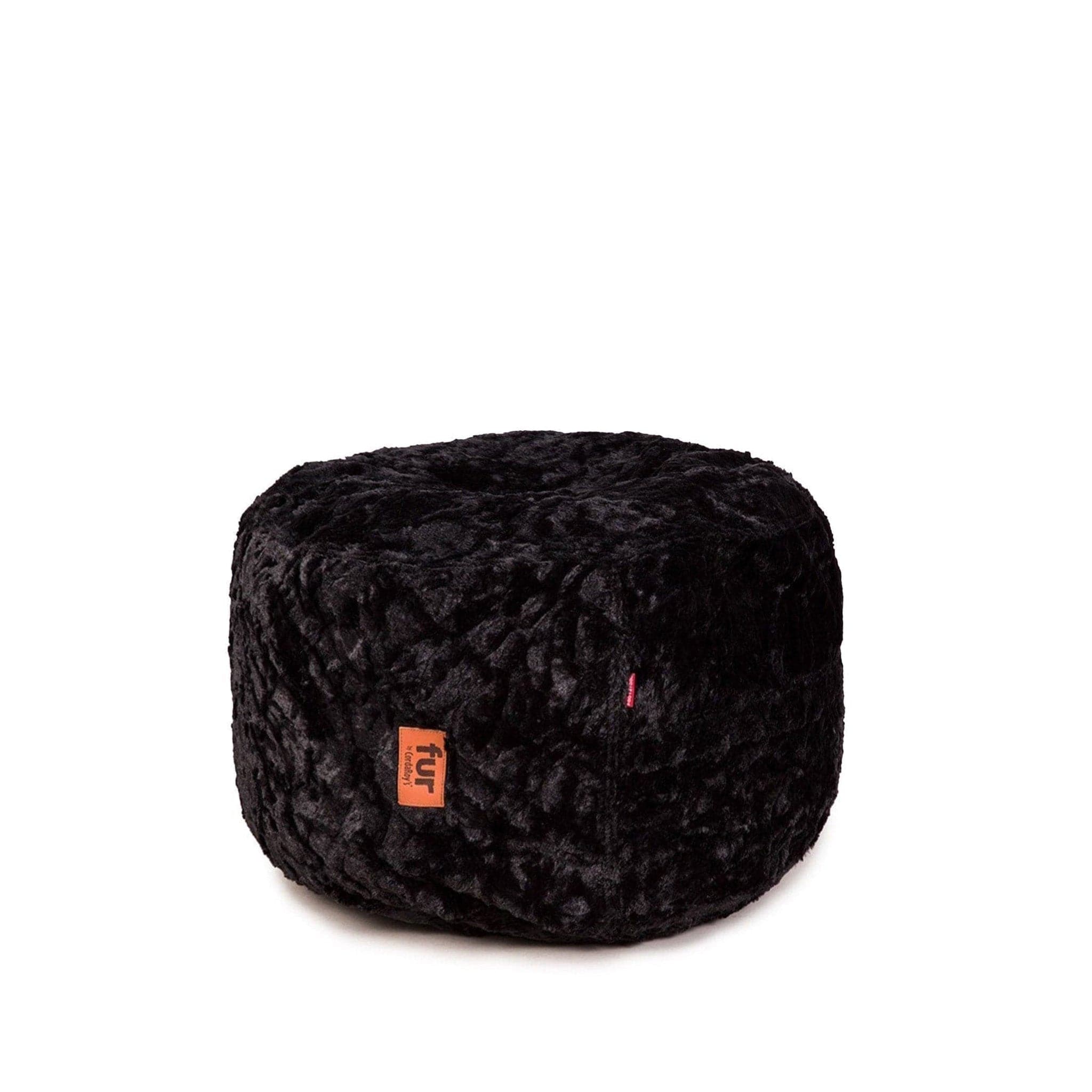 CordaRoy's Faux Fur Pouf Footstool Ottoman