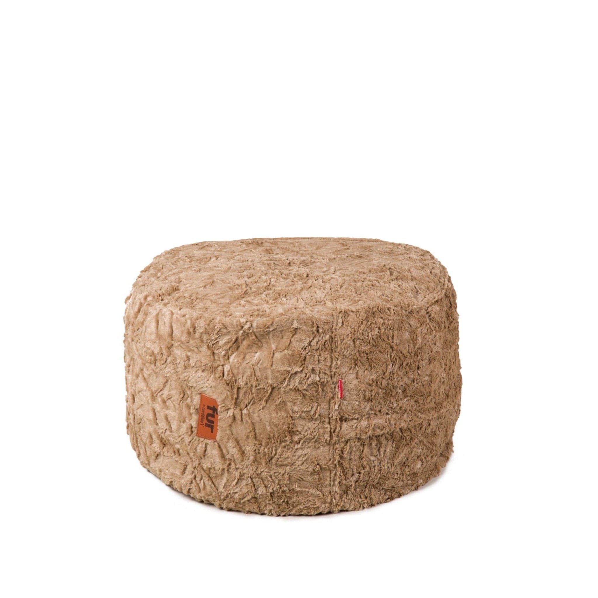CordaRoy's Faux Fur Pouf Footstool Ottoman
