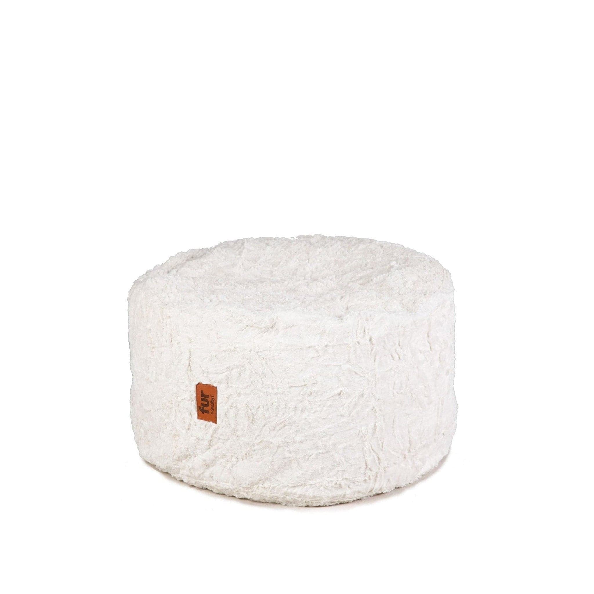CordaRoy's Faux Fur Pouf Footstool Ottoman