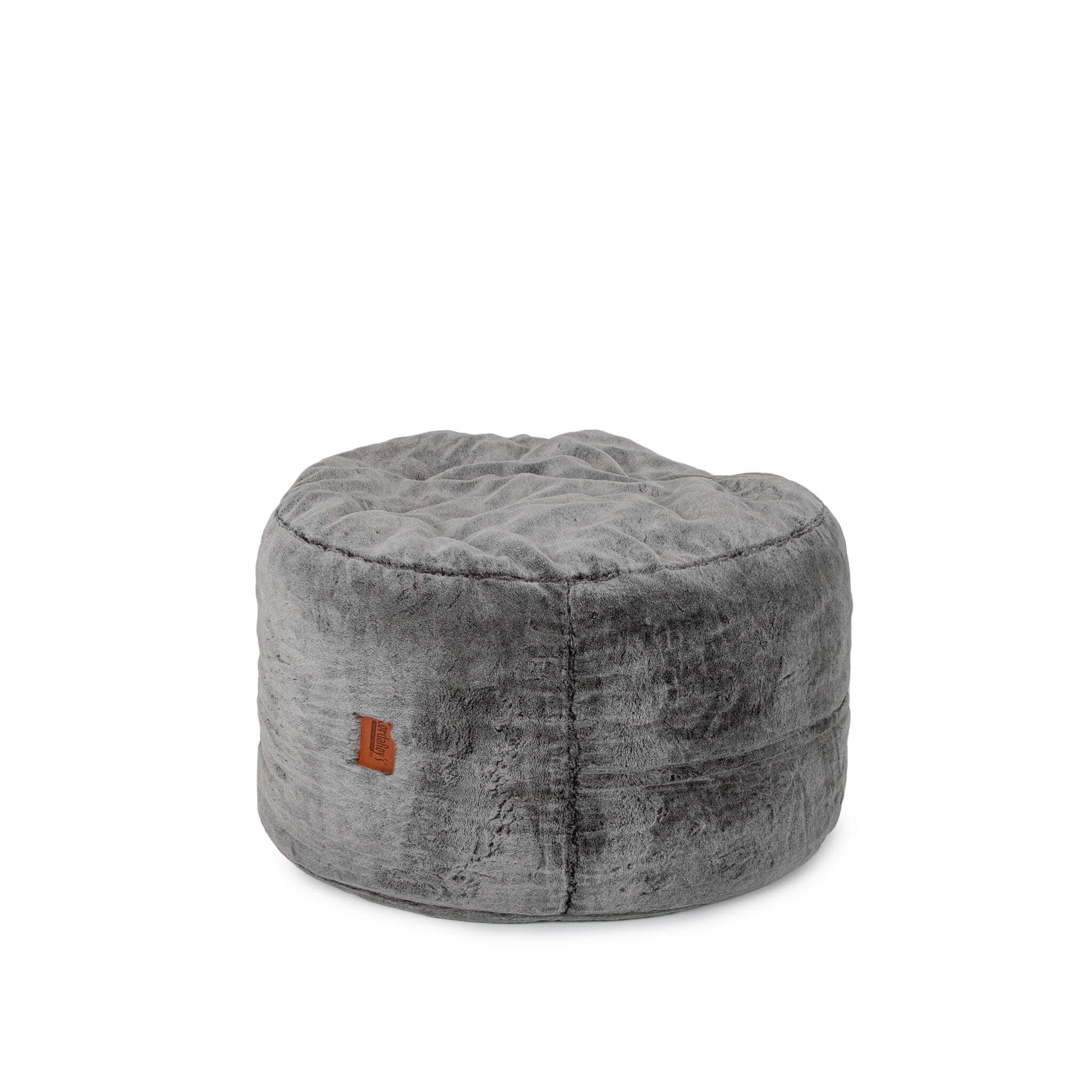CordaRoy's Chinchilla Faux Fur Pouf Footstool Ottoman