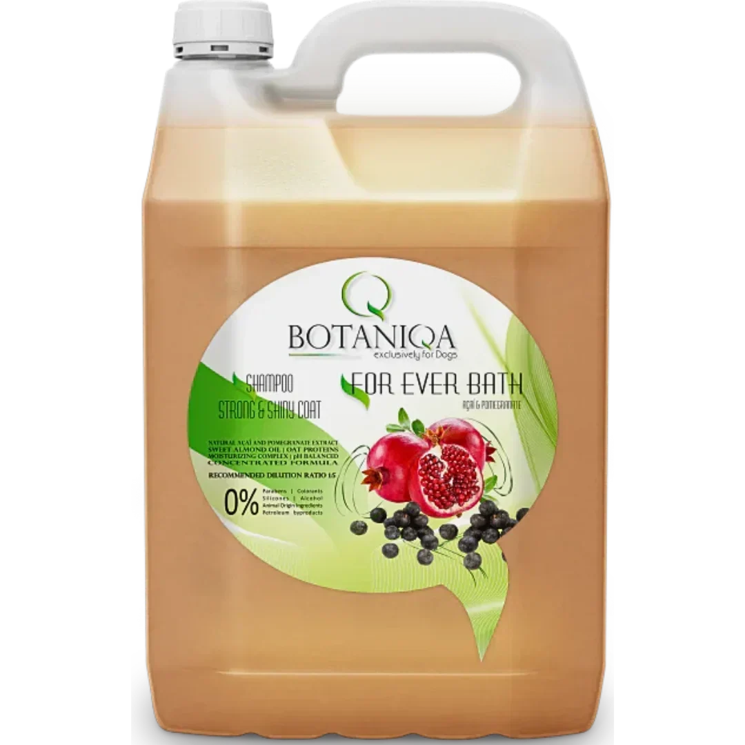 Botaniqa Dog For Ever Bath Acai and Pomegranate Shampoo Gallon