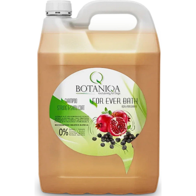 Botaniqa Dog For Ever Bath Acai and Pomegranate Shampoo Gallon