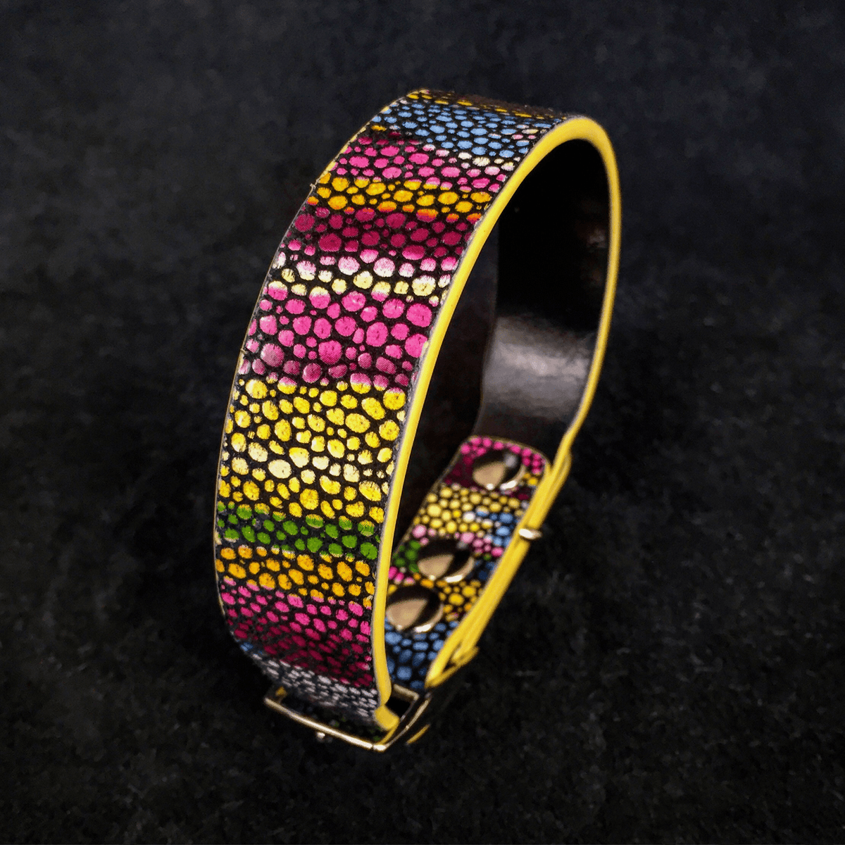 Bestia Moby Leather Puppy Collar