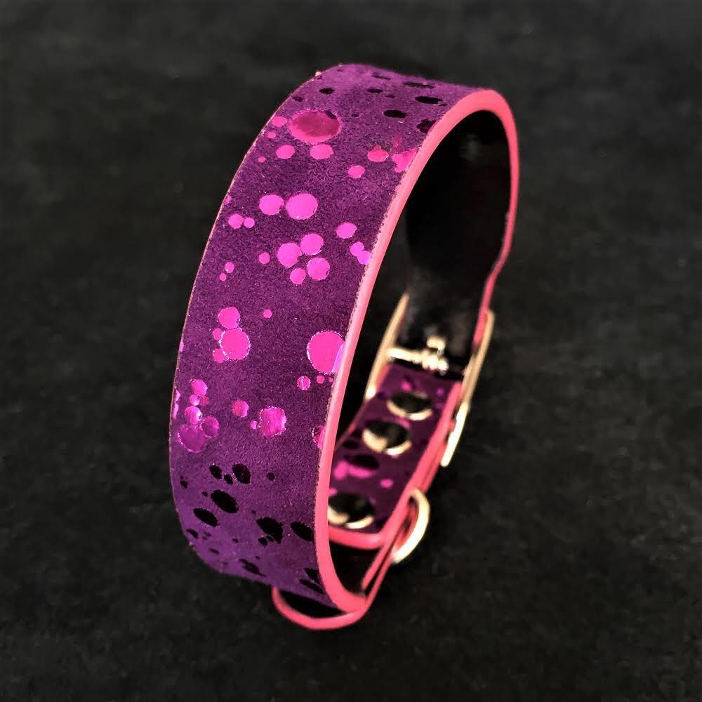 Bestia Dog Gear Genuine Leather Dog Collar 