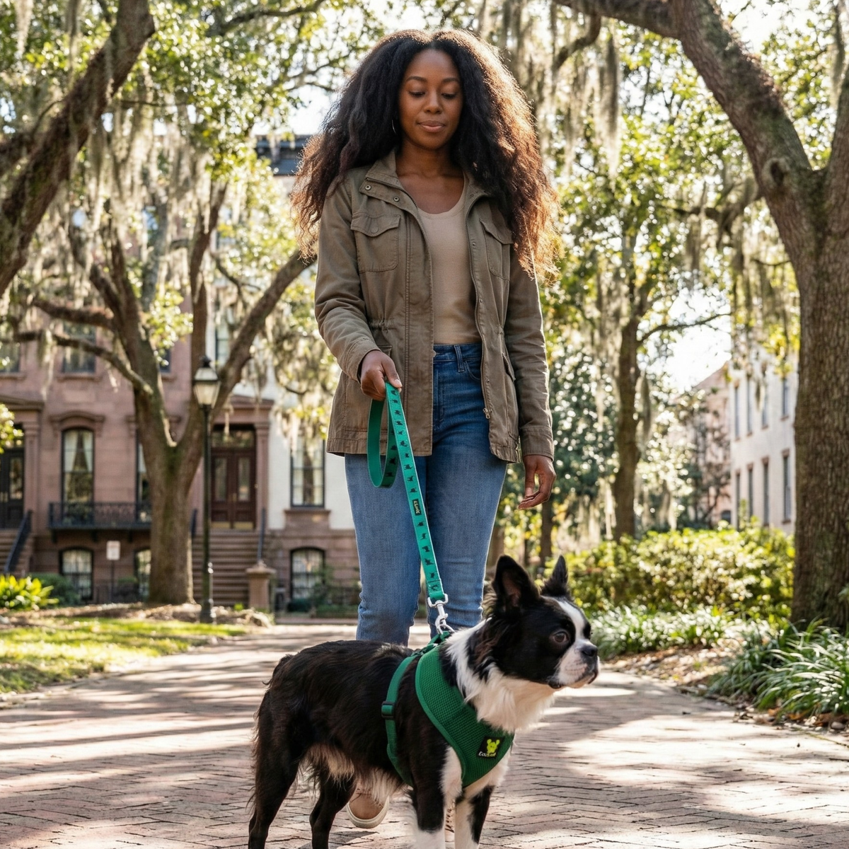 EcoBark – Forest Green Max Comfort Dog Harness