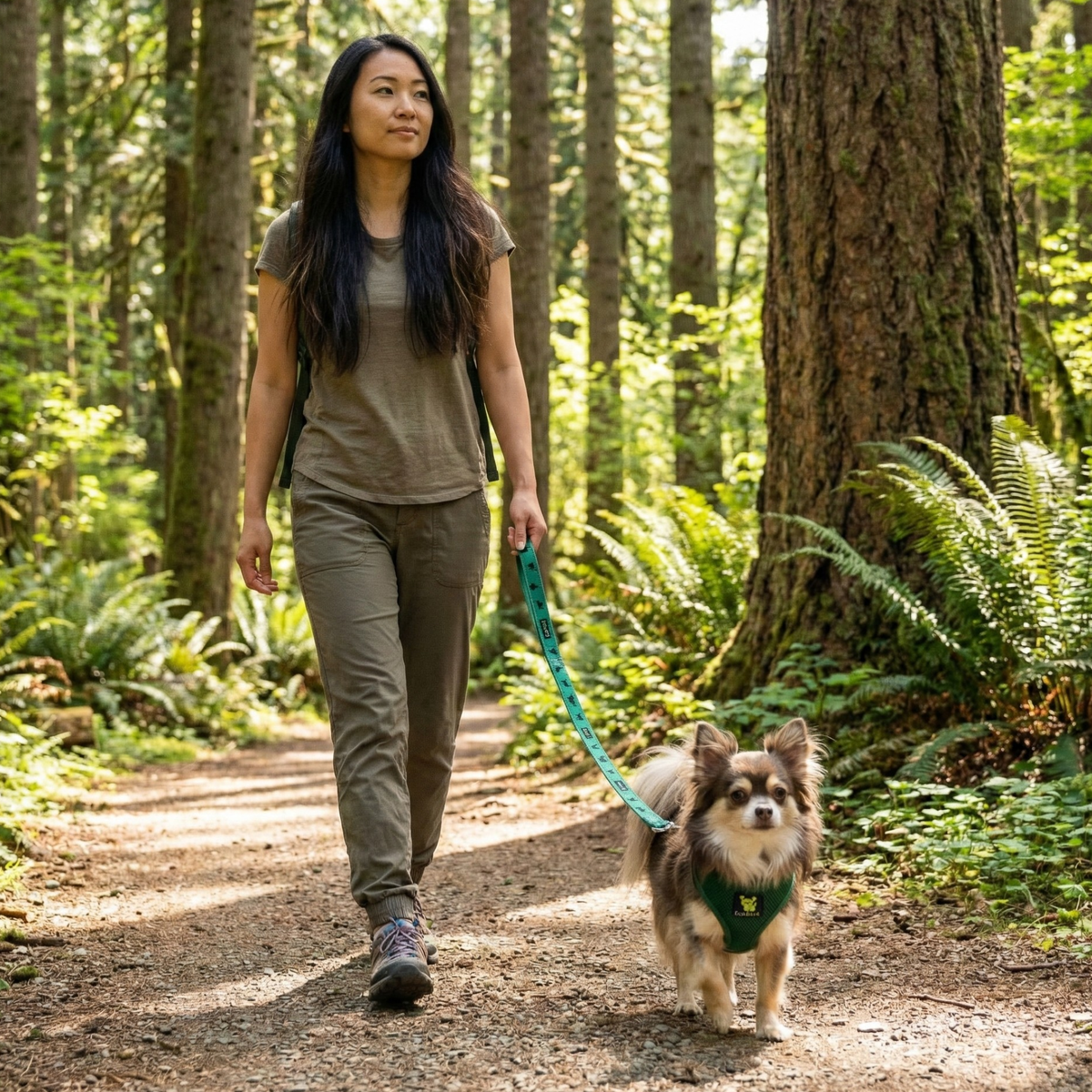 EcoBark – Forest Green Max Comfort Dog Harness